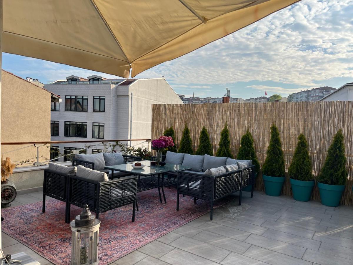 Waterfront Apartment By The Tram - Terrace With Dome & Golden Horn View In Fatih Istanbul Eksteriør bilde