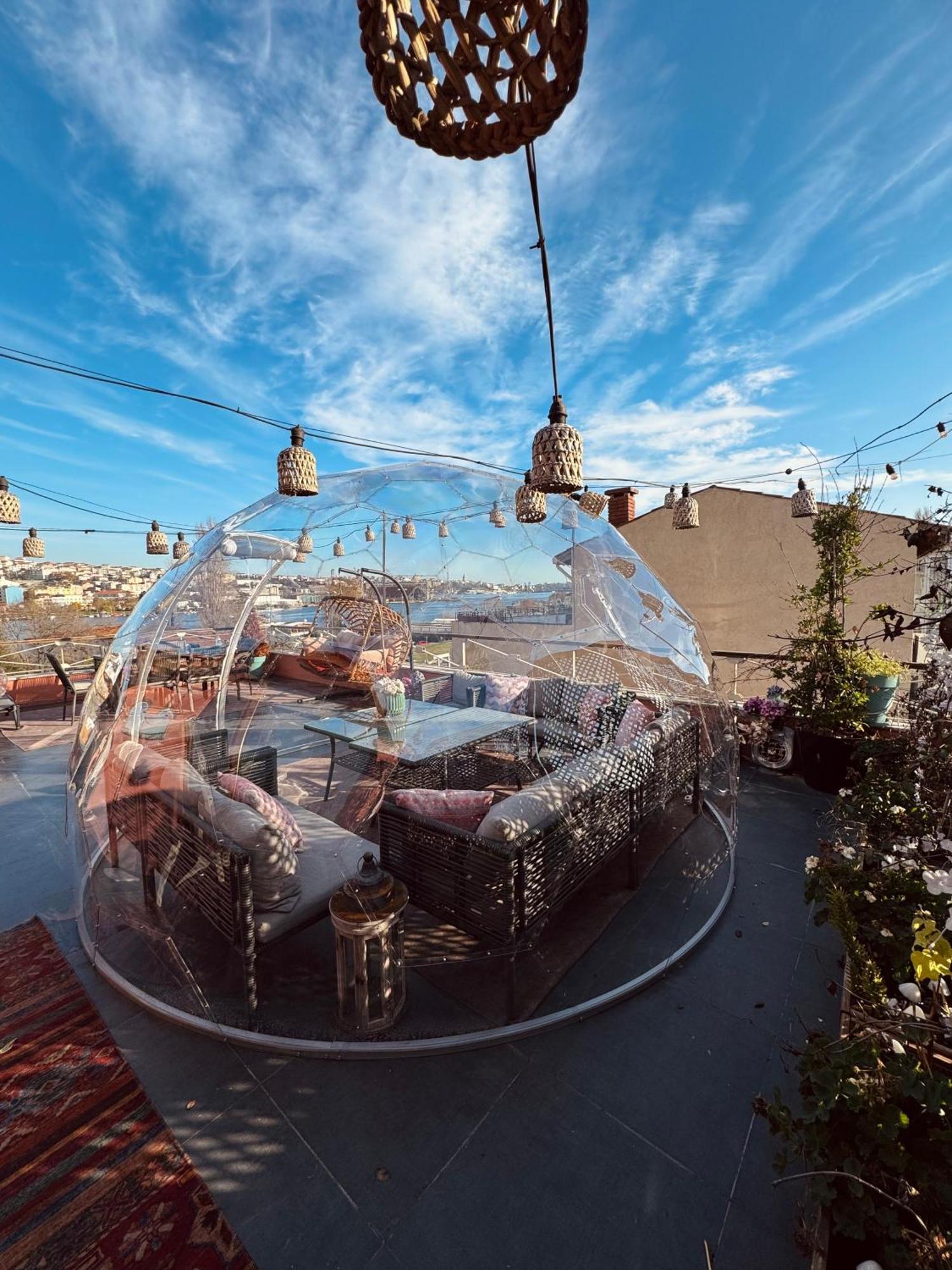 Waterfront Apartment By The Tram - Terrace With Dome & Golden Horn View In Fatih Istanbul Eksteriør bilde