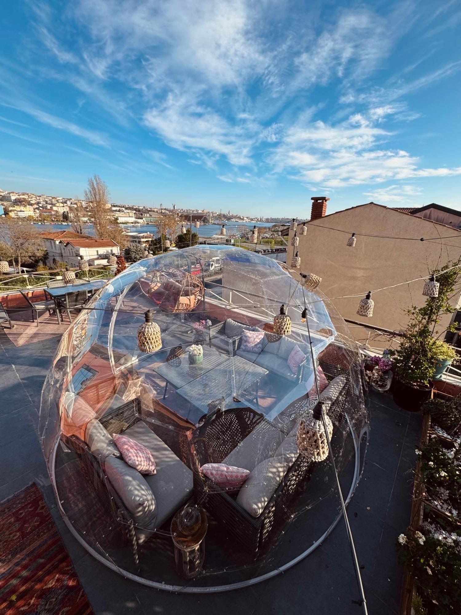 Waterfront Apartment By The Tram - Terrace With Dome & Golden Horn View In Fatih Istanbul Eksteriør bilde