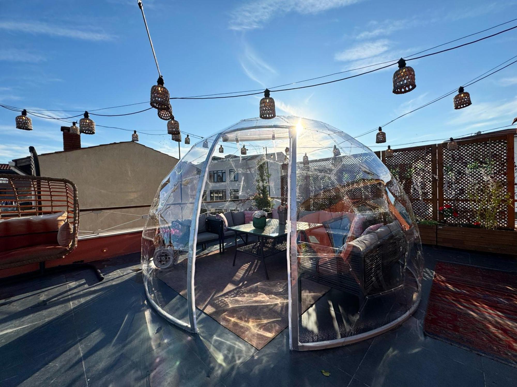 Waterfront Apartment By The Tram - Terrace With Dome & Golden Horn View In Fatih Istanbul Eksteriør bilde